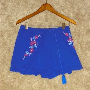 Target flowy royal blue shorts